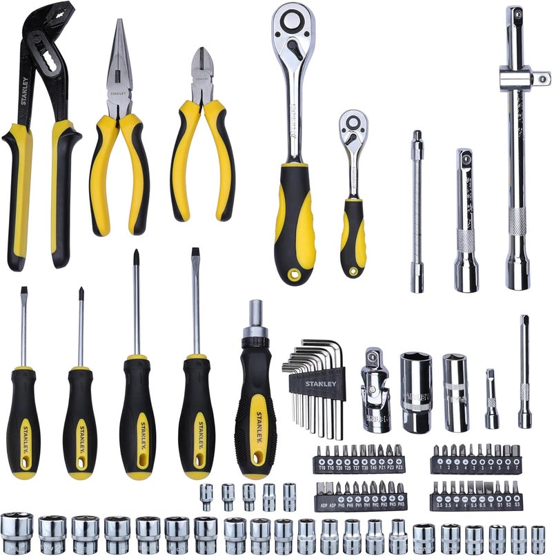 Stanley مجموعة أدوات متعددة الاستخدامات 110 قطعة - Image 4